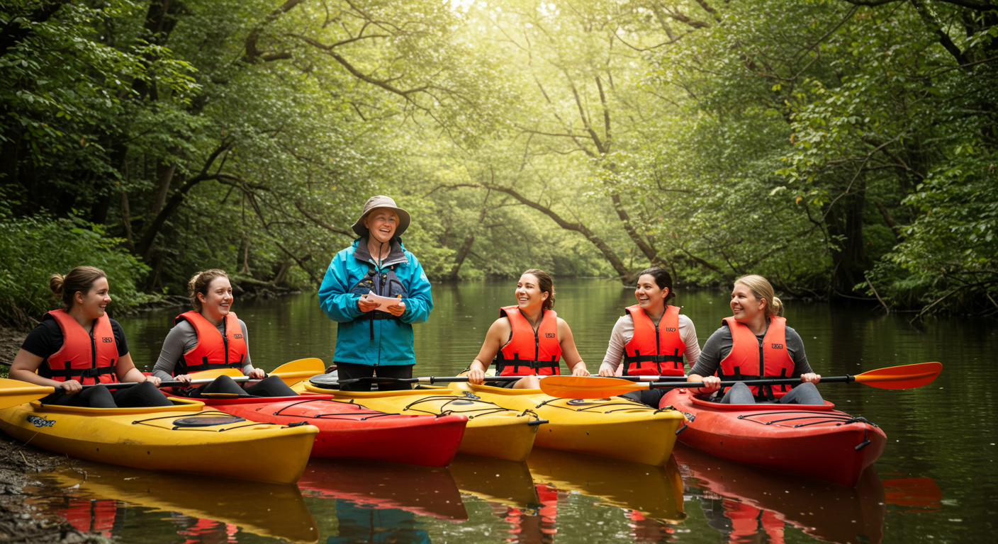 Randonnée kayak avec guide : découvrez les plus beaux sites